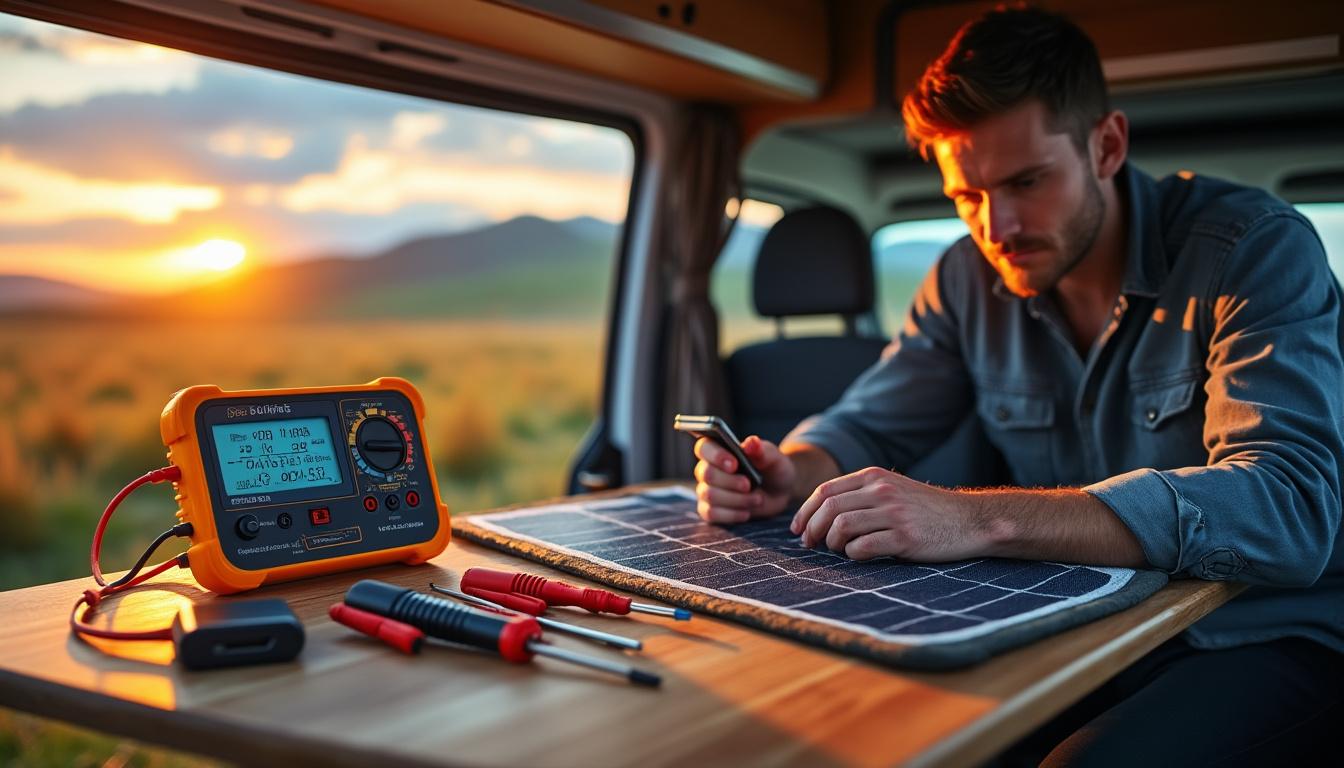 découvrez les outils essentiels pour vérifier facilement l’état et la performance de votre panneau solaire lors de vos sorties en camping-car. assurez-vous de voyager en toute autonomie grâce à ces conseils pratiques !