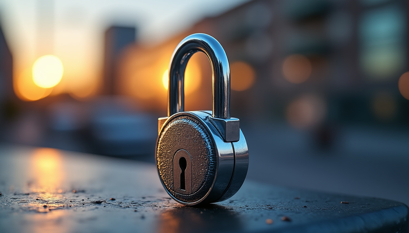 protégez vos objets de valeur facilement grâce à un cadenas doté d'un verrouillage automatique par simple pression. sécurité renforcée et utilisation pratique pour vos affaires au quotidien.