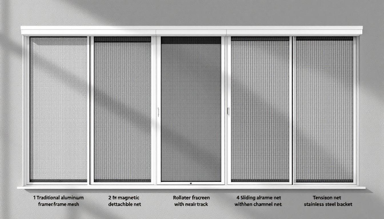 Les différentes options de moustiquaires pour une fenêtre : Comparatif des types