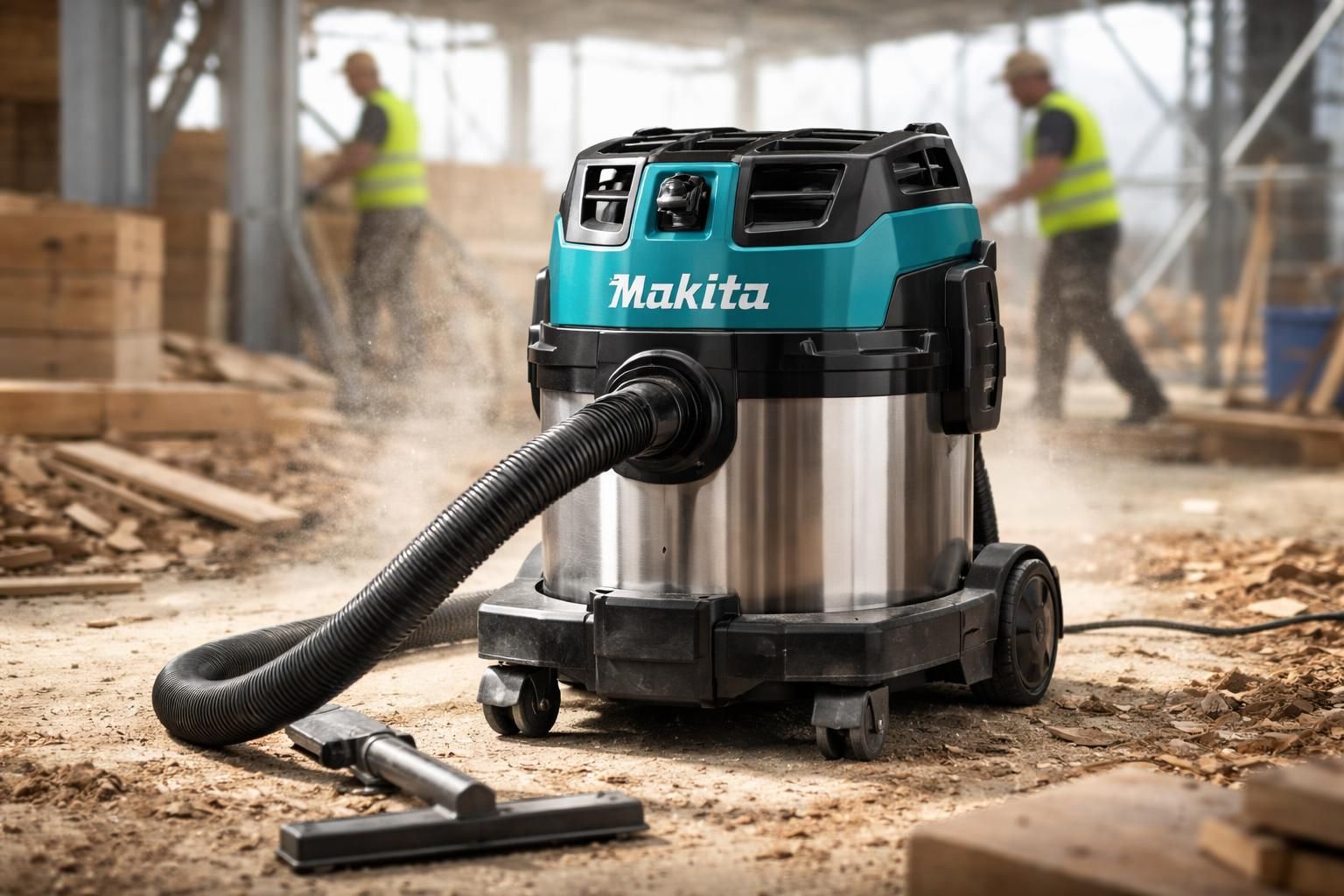 découvrez l'aspirateur chantier sans sac makita, alliant puissance d'aspiration et filtration efficace pour un air pur durant vos travaux. idéal pour un nettoyage professionnel et sans effort sur tous vos chantiers.