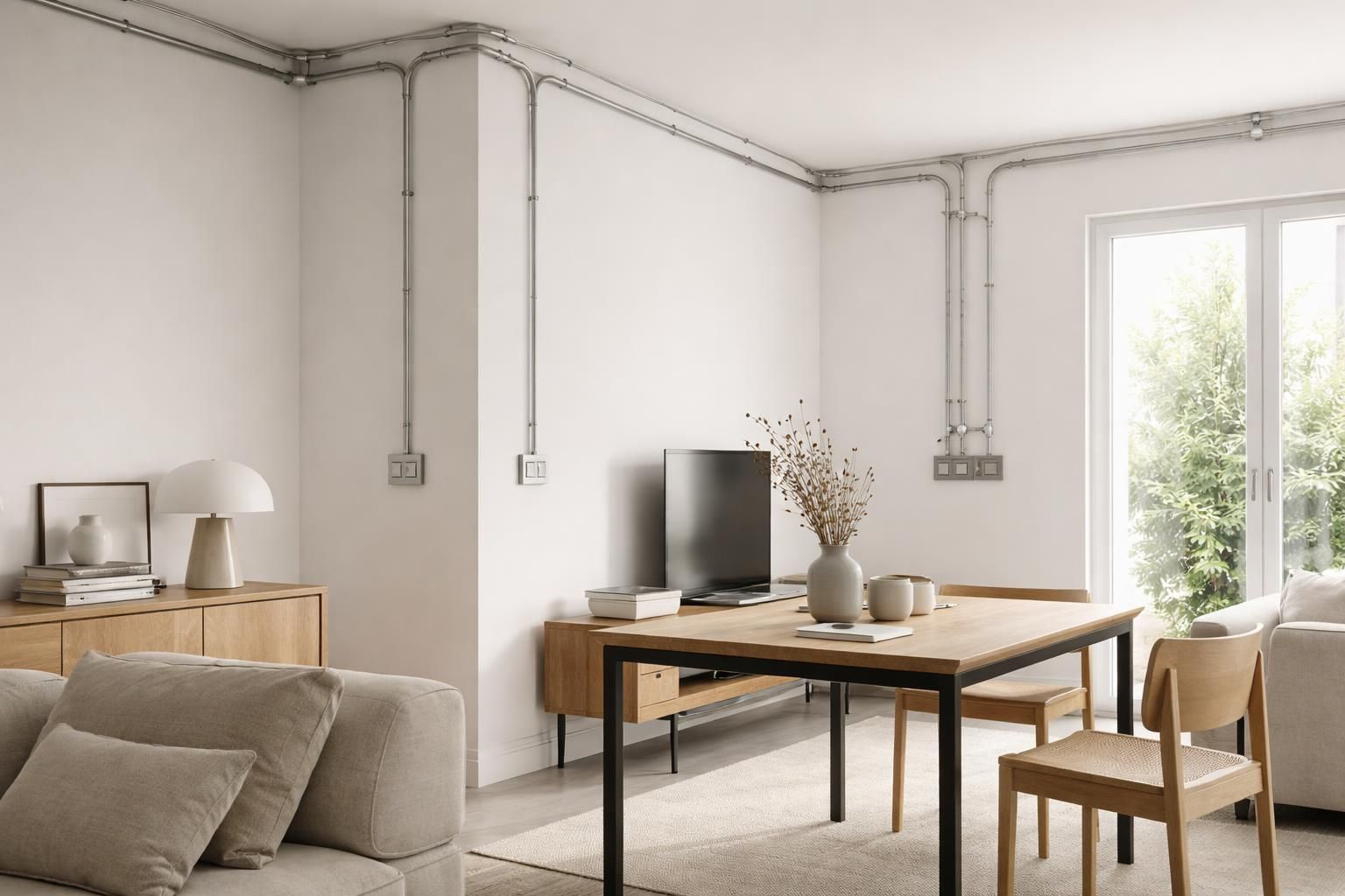 découvrez comment l'installation électrique semi-apparente combine esthétique moderne et installation simplifiée pour un intérieur harmonieux et pratique.