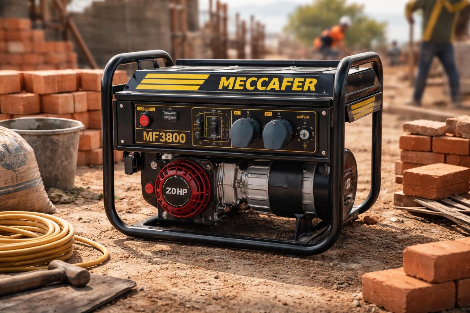 découvrez le mecafer mf3800, un groupe électrogène robuste et fiable, idéal pour tous vos travaux nécessitant une alimentation électrique puissante et durable.