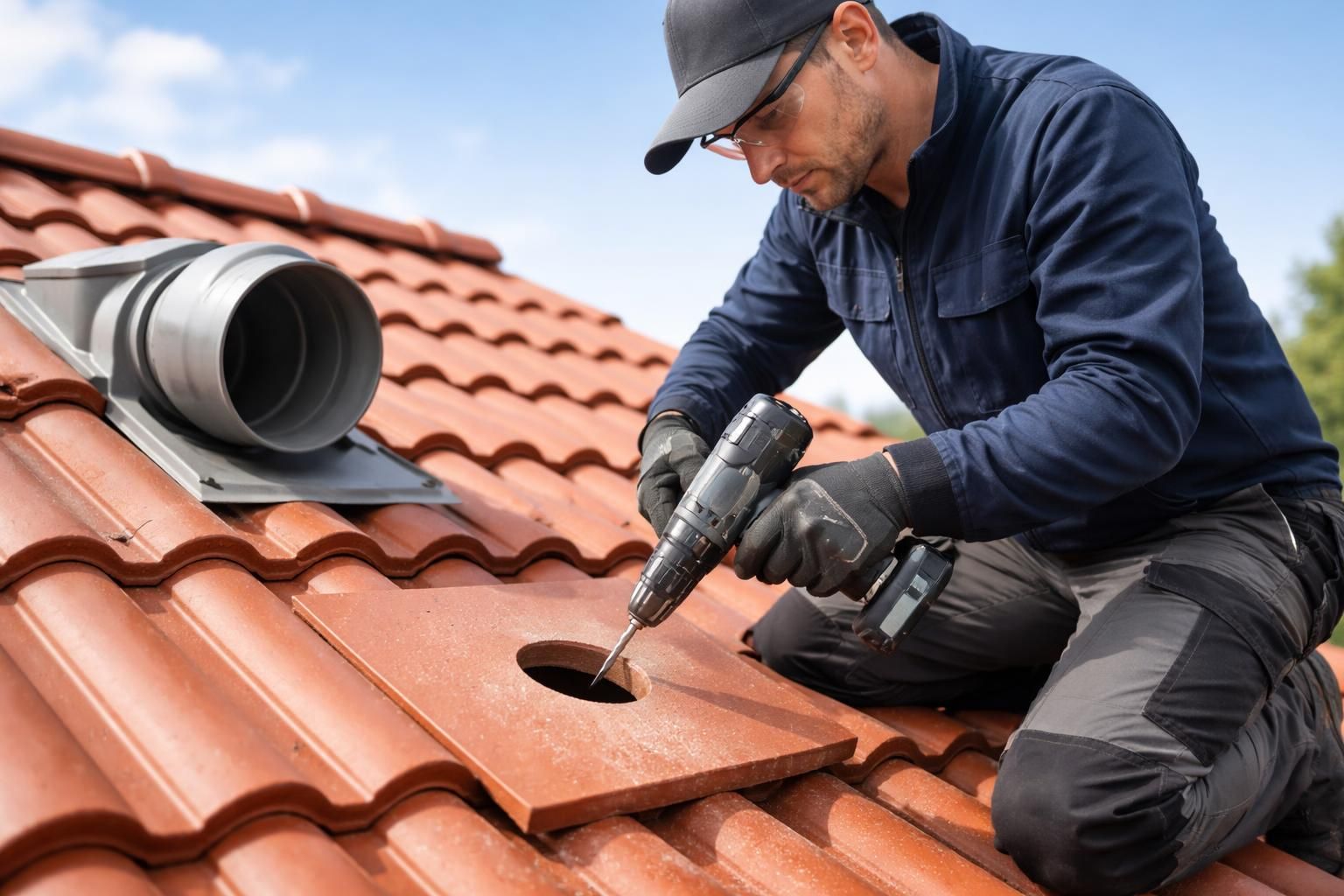 découvrez comment percer une tuile proprement pour installer la sortie d'air de votre vmc, avec des conseils pratiques et des étapes simples à suivre.