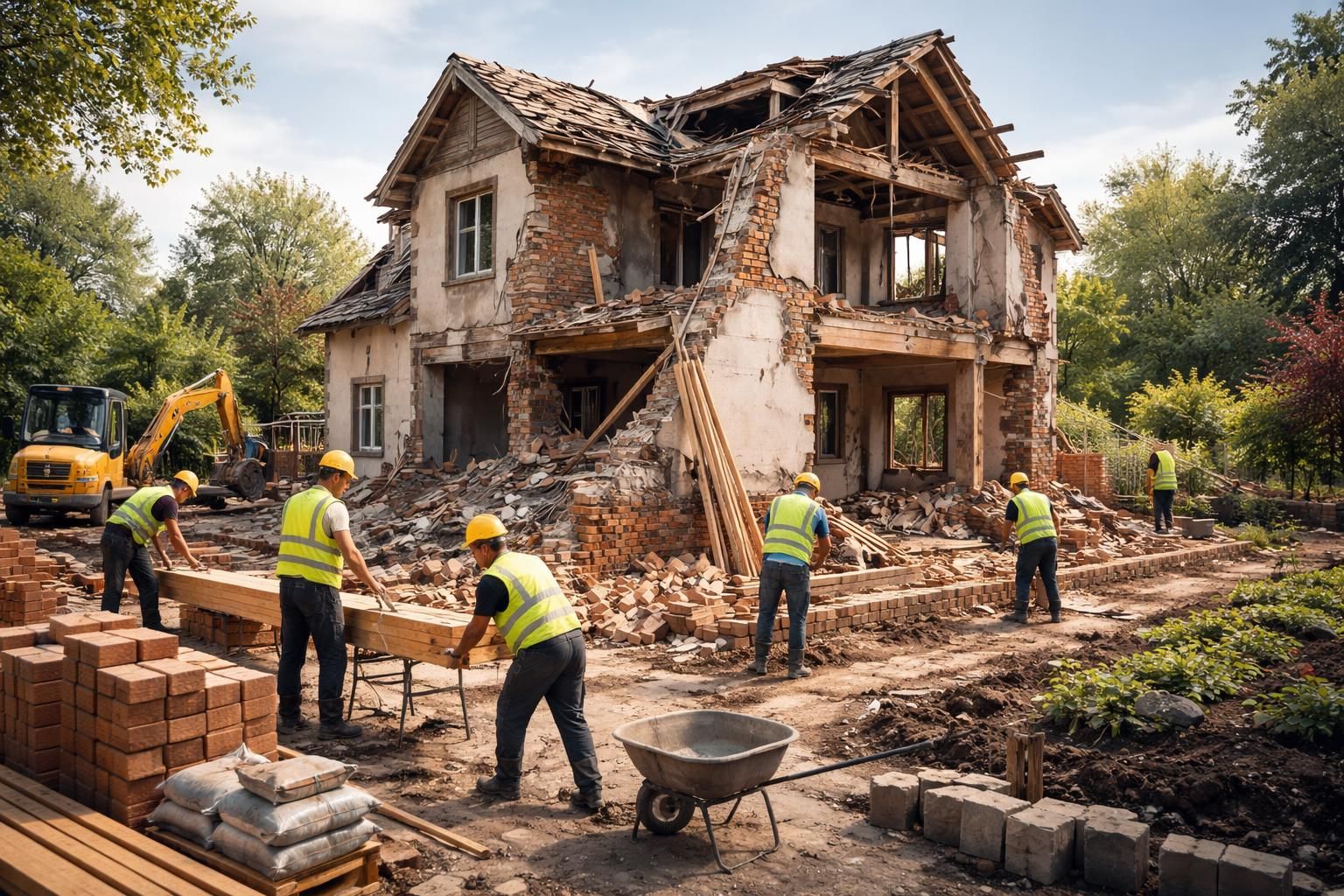 Maison cassée : le guide pour une reconstruction réussie
