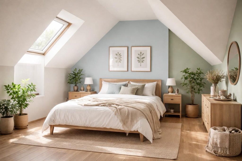 découvrez comment choisir les couleurs idéales pour une chambre sous les combles afin de créer un espace lumineux, chaleureux et harmonieux.