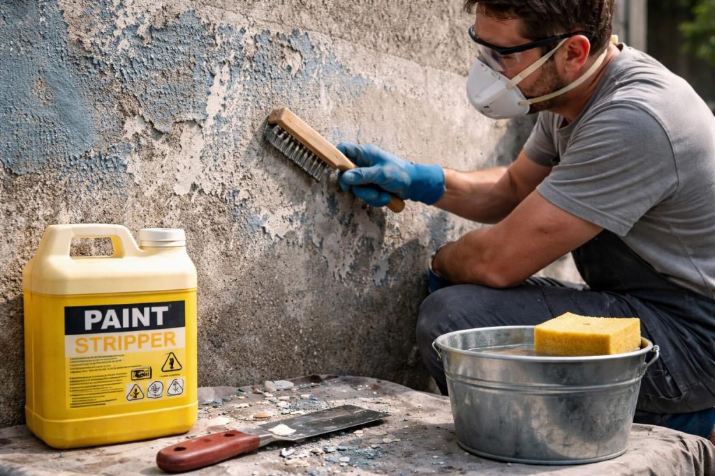 découvrez notre guide complet pour le décapage de la peinture sur béton avec des étapes claires et des astuces pratiques pour un résultat impeccable.